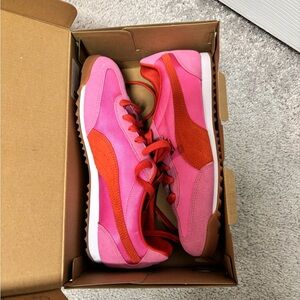 Puma Pink and Red Women's Sneakers